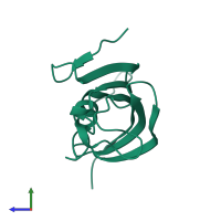 Peptidyl-prolyl cis-trans isomerase FKBP8 in PDB entry 3ey6, assembly 1, side view.