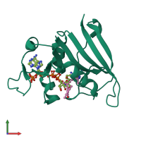 3D model of 3f0x from PDBe