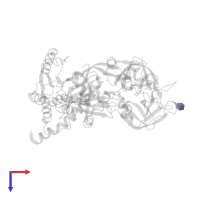 2-acetamido-2-deoxy-beta-D-glucopyranose in PDB entry 3f1s, assembly 1, top view.