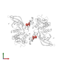 Modified residue SEP in PDB entry 3f3z, assembly 1, front view.