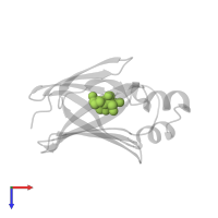 2-[3-(2-HYDROXY-1,1-DIHYDROXYMETHYL-ETHYLAMINO)-PROPYLAMINO]-2-HYDROXYMETHYL-PROPANE-1,3-DIOL in PDB entry 3fa7, assembly 1, top view.