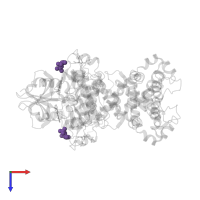 Modified residue TPO in PDB entry 3fbv, assembly 2, top view.