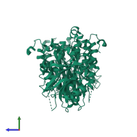 Selenide, water dikinase 1 in PDB entry 3fd5, assembly 1, side view.