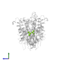 MAGNESIUM ION in PDB entry 3fd5, assembly 1, side view.