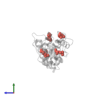 Modified residue MSE in PDB entry 3fer, assembly 2, side view.
