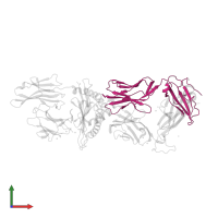 CF34 alpha chain in PDB entry 3ffc, assembly 2, front view.