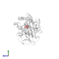 Modified residue SEP in PDB entry 3fqu, assembly 1, side view.
