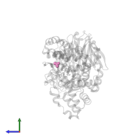 ACETATE ION in PDB entry 3fuj, assembly 1, side view.