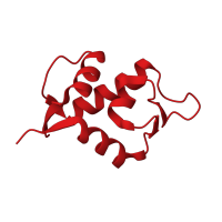 The deposited structure of PDB entry 3g03 contains 2 copies of CATH domain 1.10.245.10 (MDM2) in E3 ubiquitin-protein ligase Mdm2. Showing 1 copy in chain A.