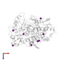 IODIDE ION in PDB entry 3gck, assembly 1, top view.