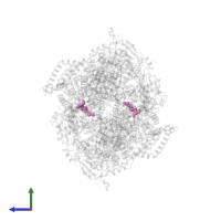 STIGMATELLIN A in PDB entry 3h1j, assembly 1, side view.