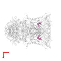 STIGMATELLIN A in PDB entry 3h1j, assembly 1, top view.