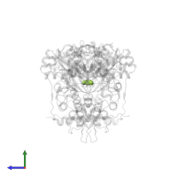1,2-ETHANEDIOL in PDB entry 3h45, assembly 2, side view.