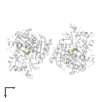 1,2-ETHANEDIOL in PDB entry 3h45, assembly 2, top view.