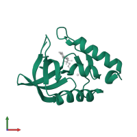 Nuclease A in PDB entry 3h6m, assembly 1, front view.