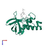 Nuclease A in PDB entry 3h6m, assembly 1, top view.