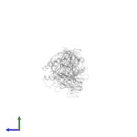 Melanoma antigen recognized by T-cells 1 in PDB entry 3hg1, assembly 1, side view.