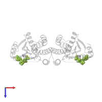 ADENOSINE-5'-DIPHOSPHATE in PDB entry 3hjn, assembly 1, top view.