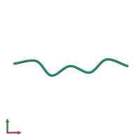 PDB entry 3hyd coloured by chain, front view.