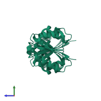 Response regulatory domain-containing protein in PDB entry 3i42, assembly 1, side view.