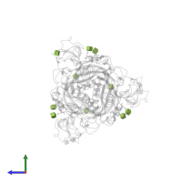 2-acetamido-2-deoxy-beta-D-glucopyranose in PDB entry 3i5d, assembly 1, side view.