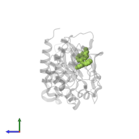 7-methoxy-N-[(6-phenyl[1,2,4]triazolo[4,3-b]pyridazin-3-yl)methyl]-1,5-naphthyridin-4-amine in PDB entry 3i5n, assembly 1, side view.