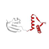 The deposited structure of PDB entry 3if4 contains 4 copies of CATH domain 1.20.5.1210 (Single alpha-helices involved in coiled-coils or other helix-helix interfaces) in Integron Cassette Protein Hfx_Cass5. Showing 1 copy in chain A.