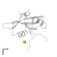 MAGNESIUM ION in PDB entry 3imd, assembly 1, top view.