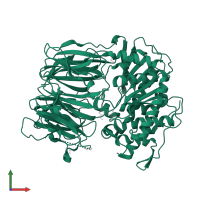 Prolyl endopeptidase in PDB entry 3iuq, assembly 1, front view.