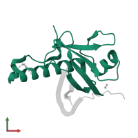 E3 ubiquitin-protein ligase RING2 in PDB entry 3ixs, assembly 2, front view.