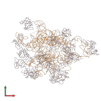 PDB 3iy9 coloured by chain and viewed from the front.