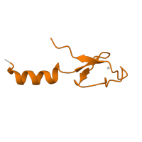 The deposited structure of PDB entry 3j79 contains 1 copy of Pfam domain PF01020 (Ribosomal L40e family) in Ubiquitin-like domain-containing protein. Showing 1 copy in chain PA [auth f].