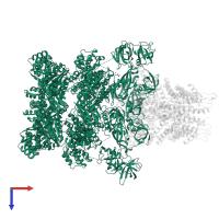 Vesicle-fusing ATPase in PDB entry 3j96, assembly 1, top view.