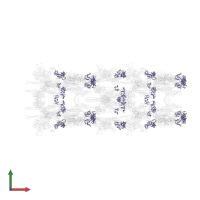 EF-hand domain-containing protein in PDB entry 3jax, assembly 1, front view.