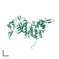 Dual specificity tyrosine-phosphorylation-regulated kinase 2 in PDB entry 3k2l, assembly 1, front view.