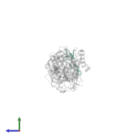 Coagulation factor IXa light chain in PDB entry 3kcg, assembly 1, side view.