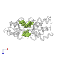 ADENOSINE-5'-DIPHOSPHATE in PDB entry 3kh5, assembly 1, top view.