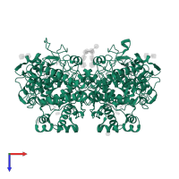 Prostaglandin G/H synthase 1 in PDB entry 3kk6, assembly 1, top view.