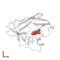 Modified residue MLZ in PDB entry 3kmt, assembly 1, front view.