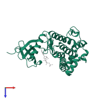 Ribosomal protein S6 kinase alpha-5 in PDB entry 3kn5, assembly 1, top view.
