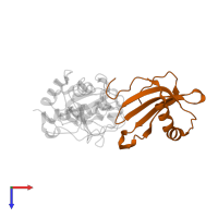 Cystatin-A in PDB entry 3kse, assembly 1, top view.