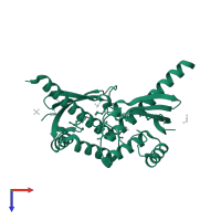 DUF3828 domain-containing protein in PDB entry 3kzt, assembly 1, top view.