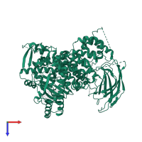 Phosphatidylinositol 4,5-bisphosphate 3-kinase catalytic subunit gamma isoform in PDB entry 3l16, assembly 1, top view.