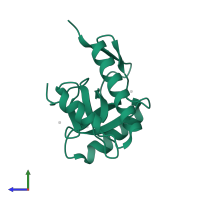 Peregrin in PDB entry 3l42, assembly 1, side view.