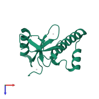 Peregrin in PDB entry 3l42, assembly 1, top view.