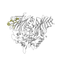 The deposited structure of PDB entry 3l4t contains 1 copy of Pfam domain PF00088 (Trefoil (P-type) domain) in Maltase-glucoamylase. Showing 1 copy in chain A.