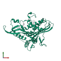 Kinesin-like protein KIF11 in PDB entry 3l9h, assembly 1, front view.