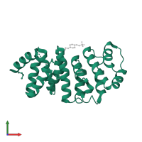 Phosphomethylpyrimidine kinase in PDB entry 3l9t, assembly 1, front view.