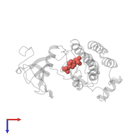 Modified residue PTR in PDB entry 3lck, assembly 1, top view.