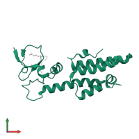 MLL cleavage product N320 in PDB entry 3lqi, assembly 1, front view.